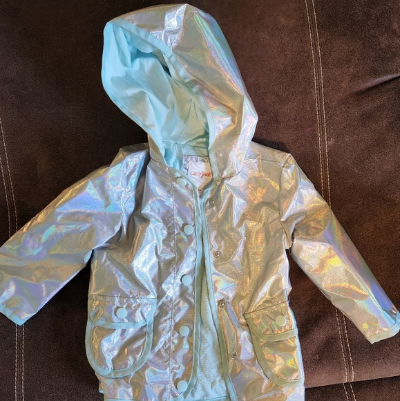 Cat & Jack Other - 18month metallic Cat and Jack raincoat